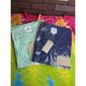 Print Fresh Saturday Tee Lot 2 Mint & Indigo Women’s 4X